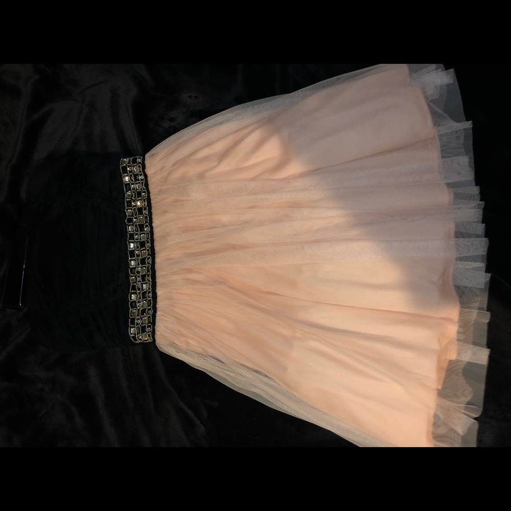 Light Pink and Black Dress